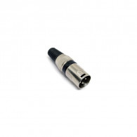 CONECTOR CANON XLR MACHO 3 PINES