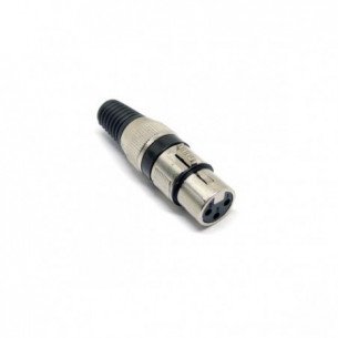 CONECTOR CANON XLR HEMBRA 3 PINES