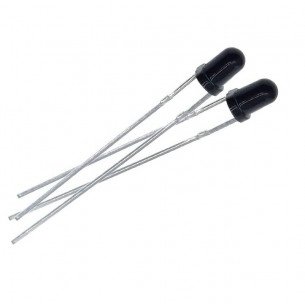 DIODO LED RECEPTOR INFRAROJO 3mm 940nm