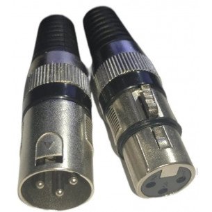 KIT CONECTOR CANON XLR 3 PINES PROFESIONAL