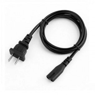 CABLE DE PODER  DE DOS PINES PARA IMPRESORAS Y GRABADORAS