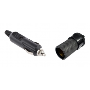 PLUG Y JACK PARA ENCENDEDOR DE CIGARRERA 12v (HEMBRA y MACHO)