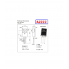 TRANSISTOR BIPOLAR PNP A2222 50V 10A 25W
