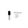 TRANSISTOR PNP A1020 Voltaje: 50V Corriente: 2 A BIPOLAR