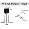 TRANSISTOR BIPOLAR NPN MPSA06 80V