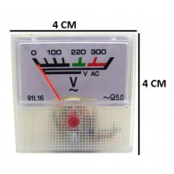 VOLTÍMETRO DE 0 A 300 VOLTIOS AC ANÁLOGO INDICADOR