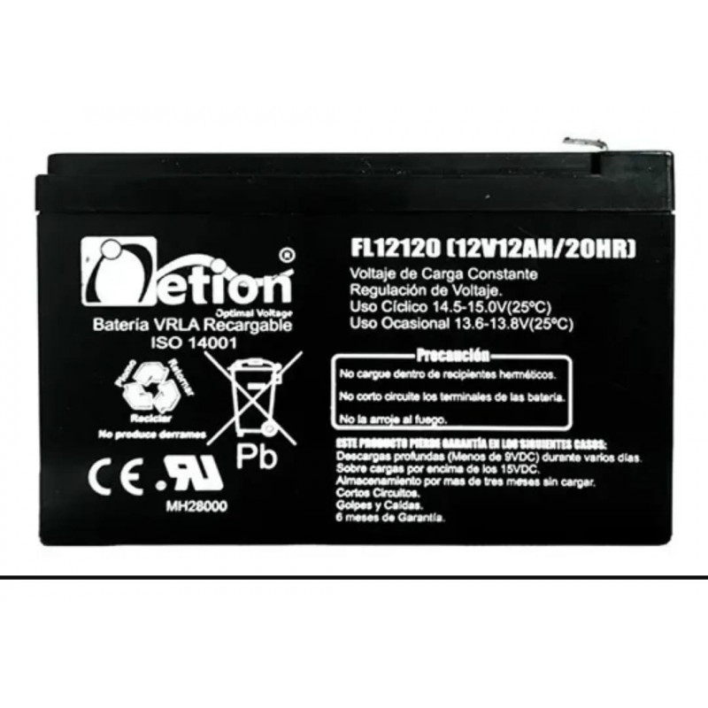 BATERÍA 12V 12AH NETION