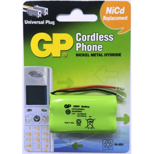 BATERIA GP RECARGABLE T-504 2.4V 600mA