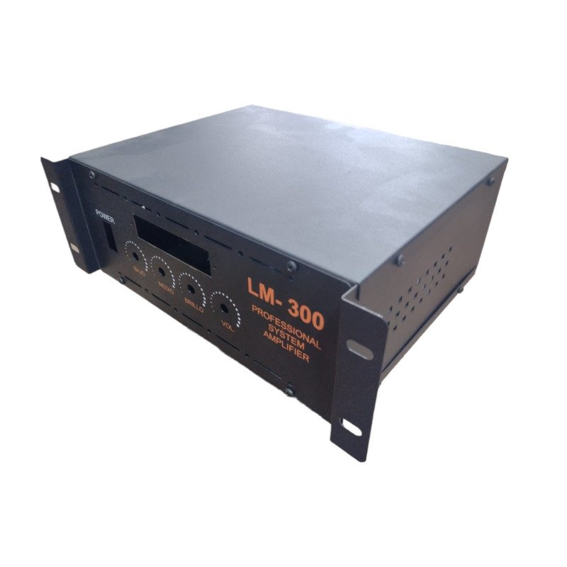 LM300 CAJA METÁLICA PARA AMLIFICADOR DE AUDIO