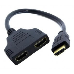 CABLE HDMI 2X1 CONEXION EN Y