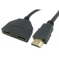 CABLE HDMI 2X1O CONEXION EN Y