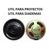 PARLANTE DE DIADEMA 8OHM 0.5W 4Cm MINI ALTAVOZ