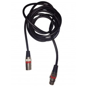 CABLE DE MICRÓFONO BLINDADO+ 2 PLUG 1/4 CANNON XRL