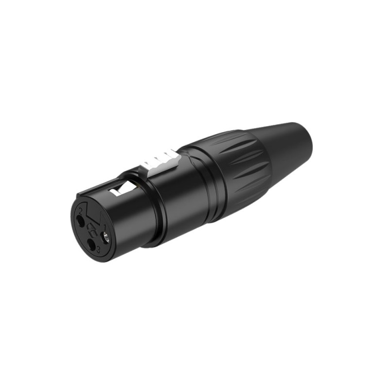 JACK CONECTOR NEGRO RXTONE XLR RX3FP-BG