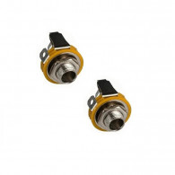CONECTOR JACK AUDIO ESTEREO 6.5mm HEMBRA MICRÓFONO CHASIS