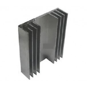DISIPADOR TÉRMICO EN ALUMINIO VARIAS MEDIDAS