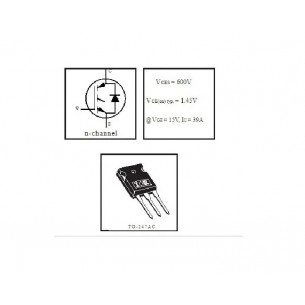 G4PC50FD TRANSISTOR IGBT CANAL N 600V 39A