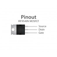 IRF9540N TRANSISTOR MOSFET CANAL P 100V 23A